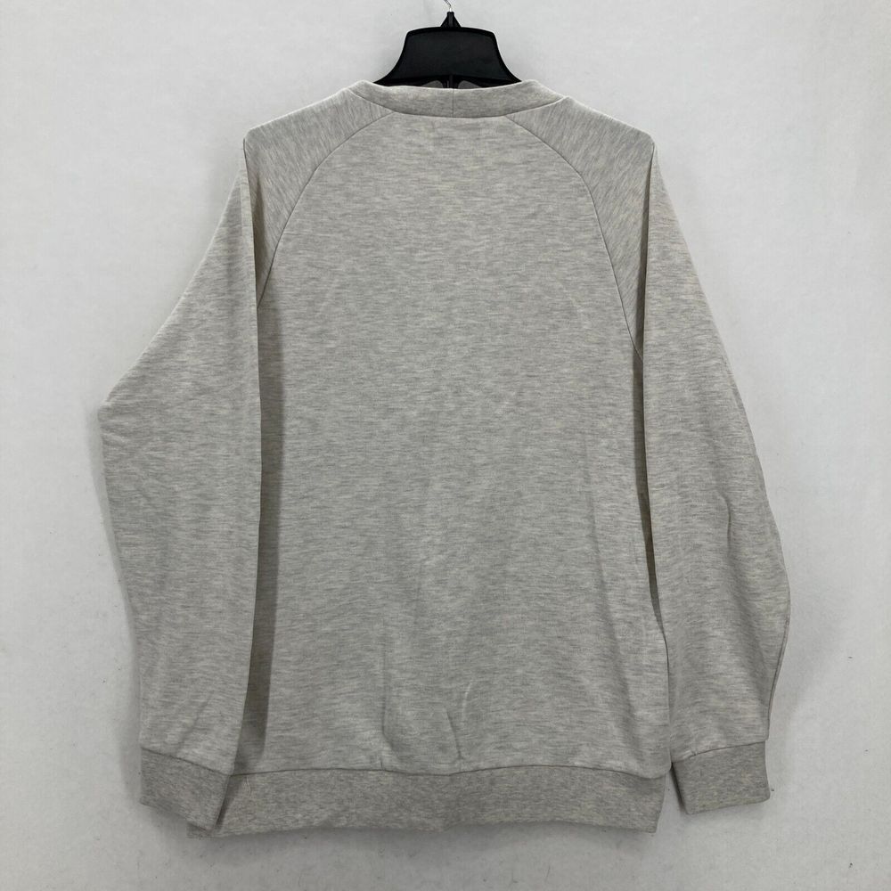 Five Four Los Angeles Hector Cardigan Sweater Mens XL Heather Oatmeal Beige NWT - Picture 12 of 13